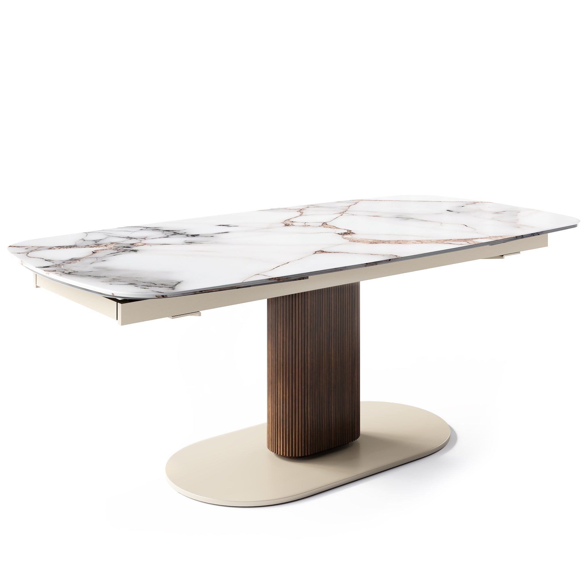  Cameo Extendable Dining Table with Various Finishes、mySite、sugarbowlscore