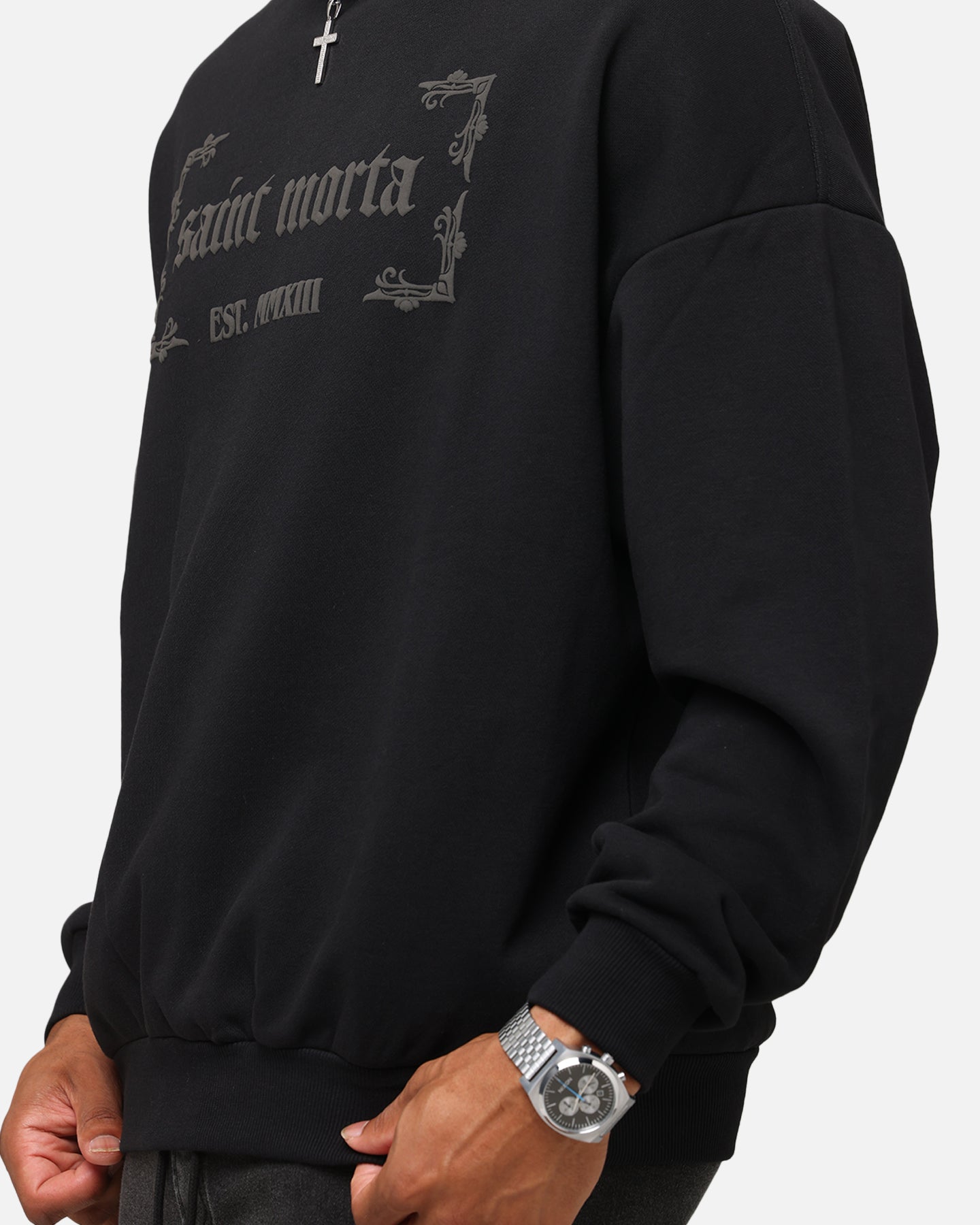 Saint Morta Repentant Heart Crewneck Black、mySite、zt4zffjzw