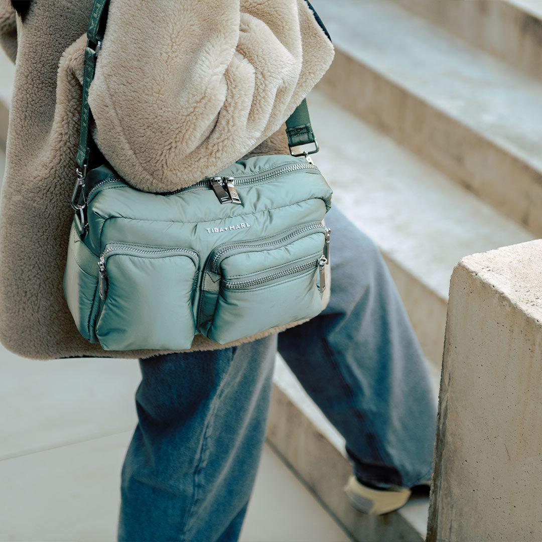  Tiba + Marl Axel Buggy Organiser / Changing Bag - Sage、mySite、merchandisen