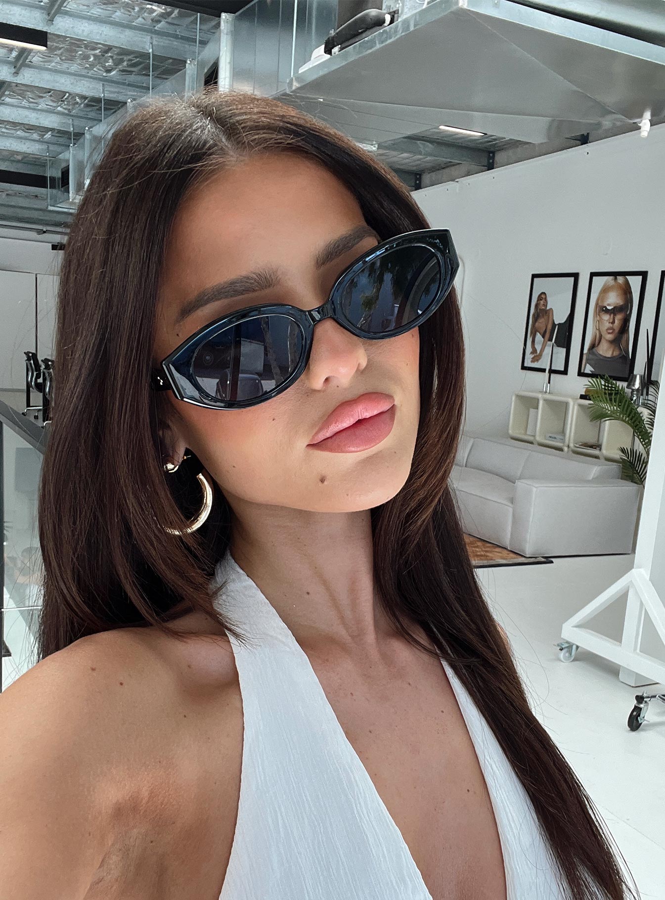 Slide Away Sunglasses Black、mySite、solidvoid