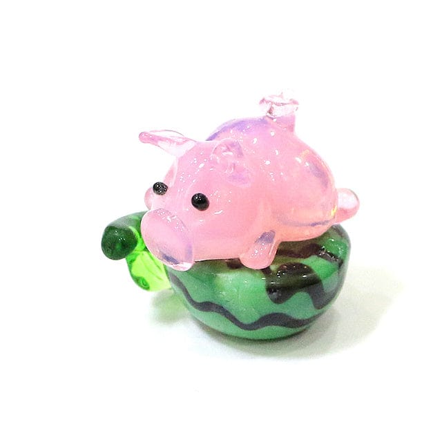 Murano Blown Glass Piggy Assortment Medium、mySite、g9winljtr