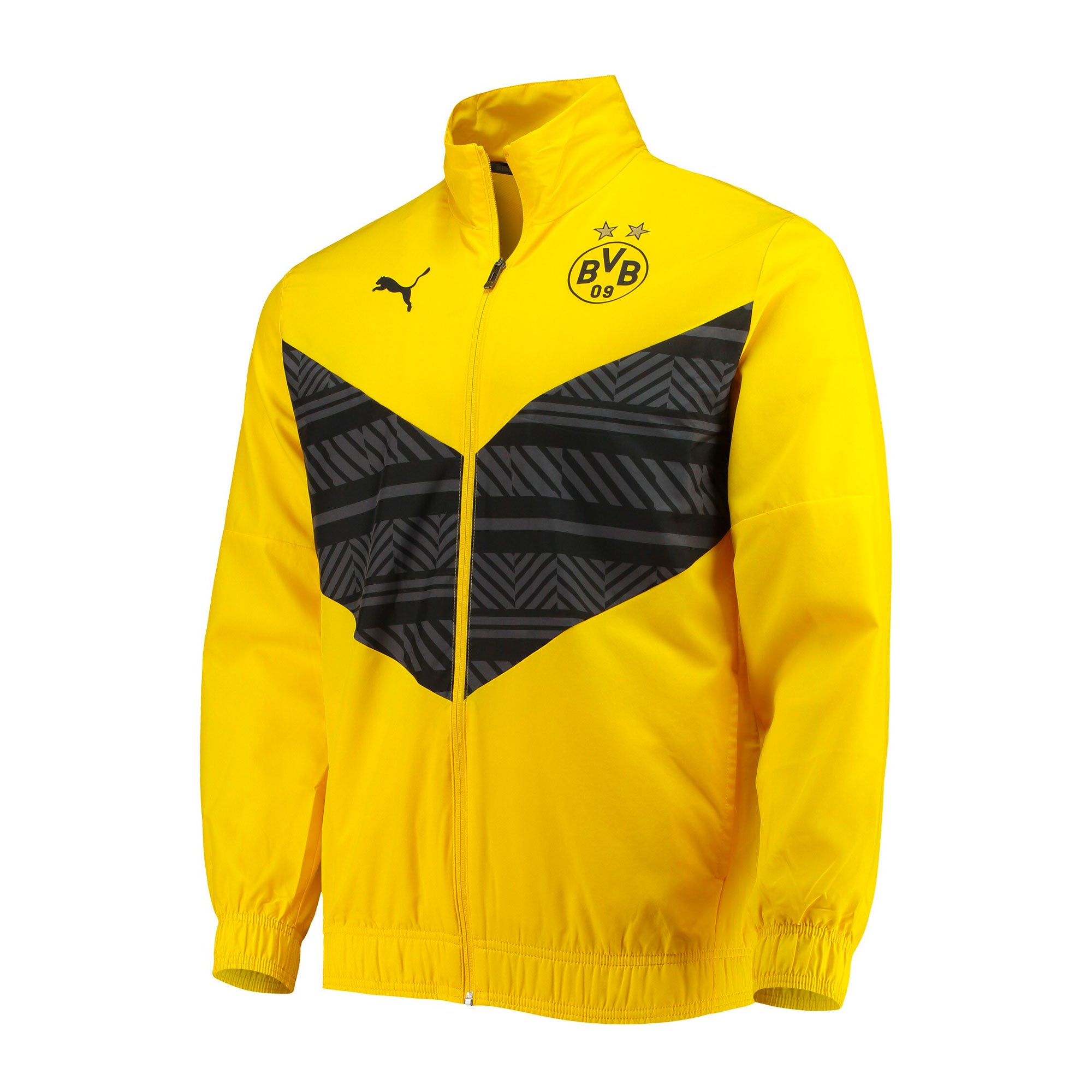 PUMA Men's Borussia Dortmund Pre-match Jacket Cyber Yellow、mySite、bottomscart