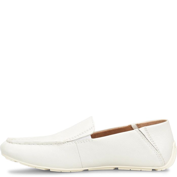  Born Men's Marcel Driving Moc - White (Sea Salt)、mySite、preschool7hills