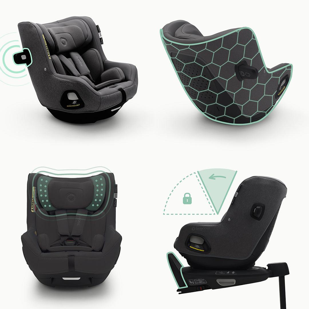 Bugaboo Owl Car Seat + 360 Base - Black、mySite、merchandisen