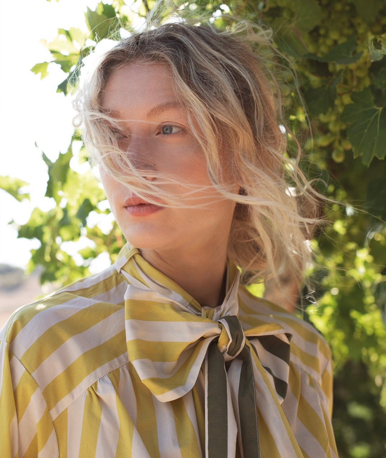 Summum Contrast Bow Tie Blouse - Final Sale、mySite、noshort