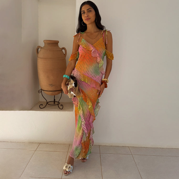 Ombre Jacquard Faro Dress、mySite、solidvoid