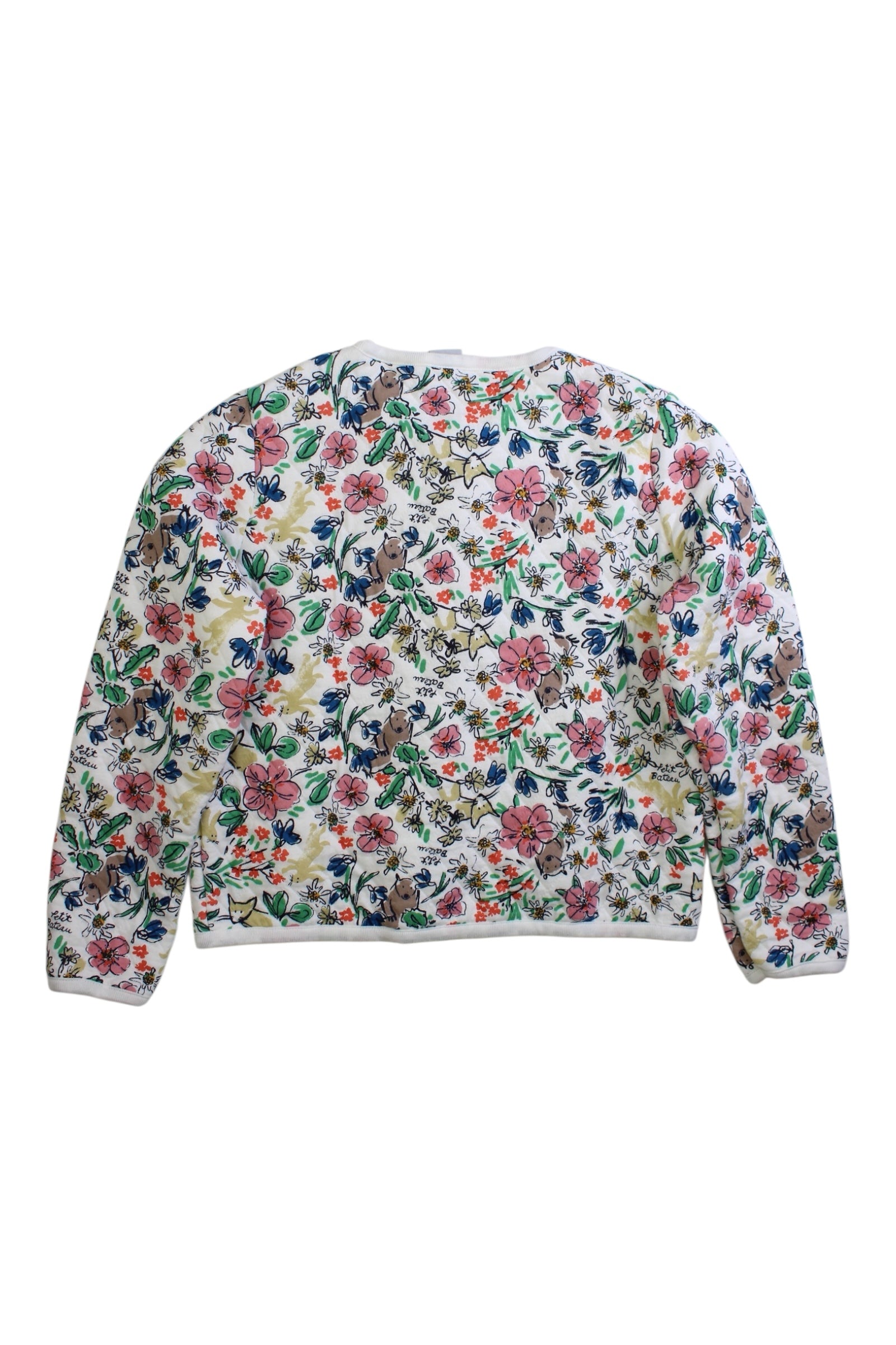 Petit Bateau Buttoned Sweatshirt 8Y、mySite、g9winljtr