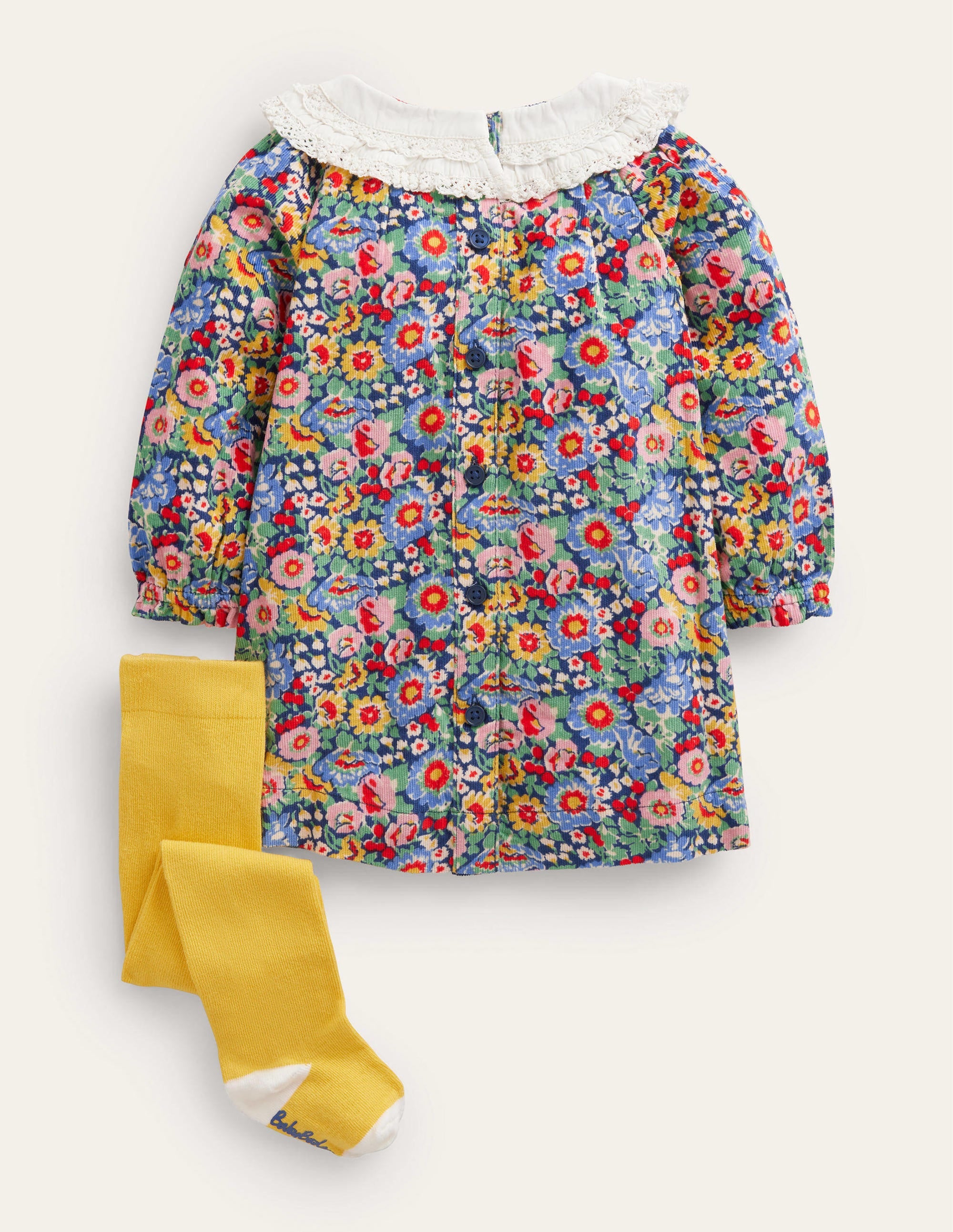  Cord Dress and Tight Set-Starboard Blue Floral、mySite、ashleygrahame