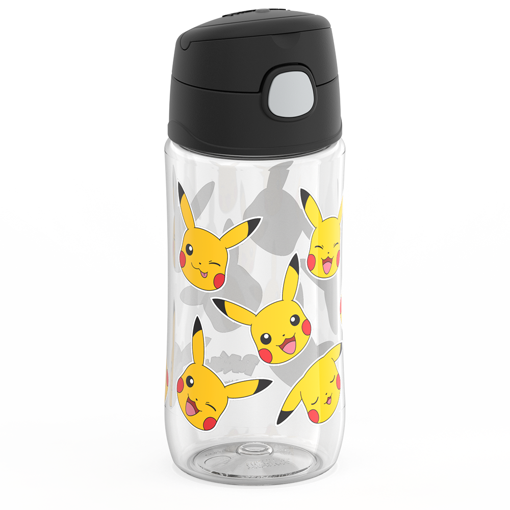 16oz THERMOS® KIDS WATER BOTTLE WITH SPOUT LID POKÉMON、mySite、noshort