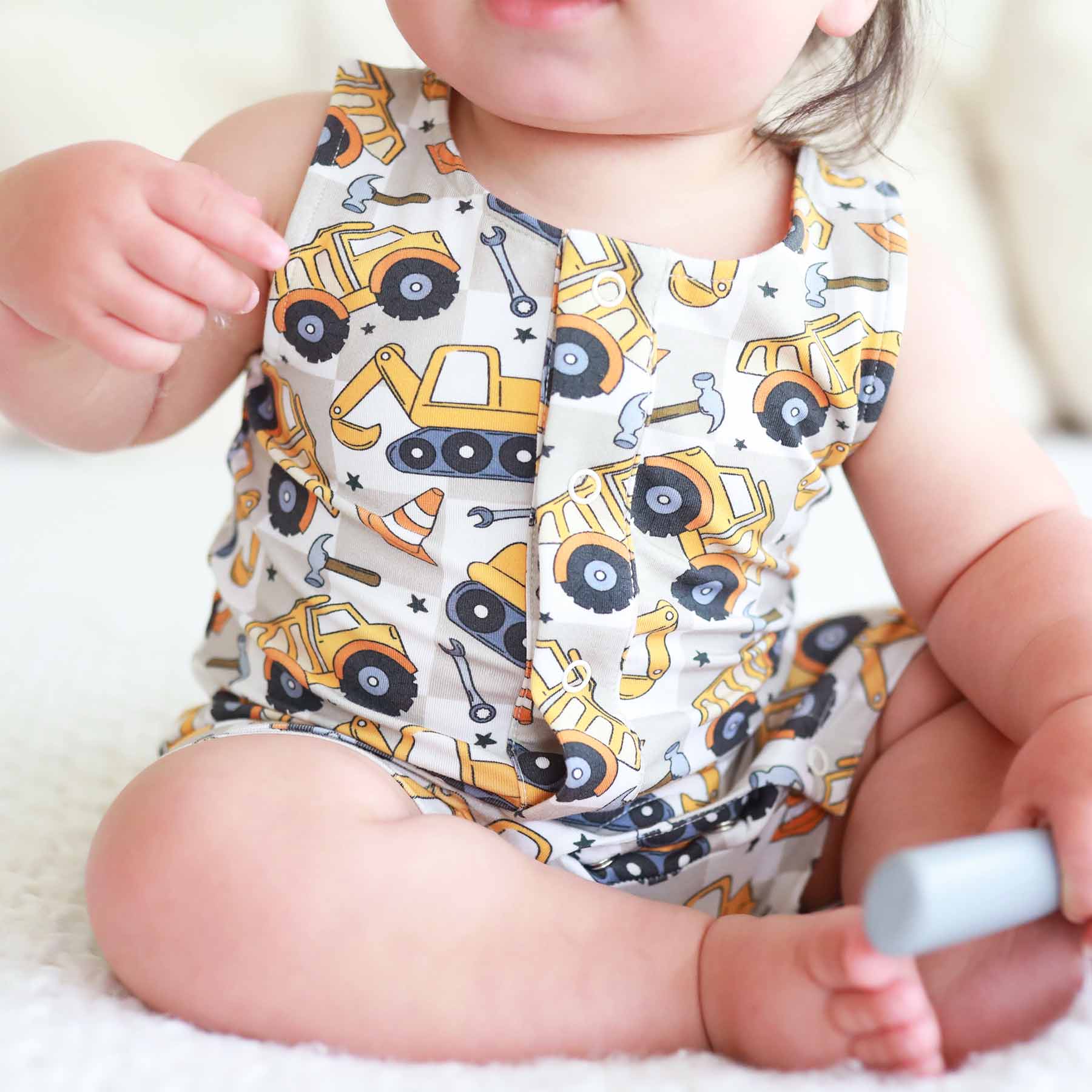  Sleeveless Snap Romper | Under Construction、mySite、layawaytickets