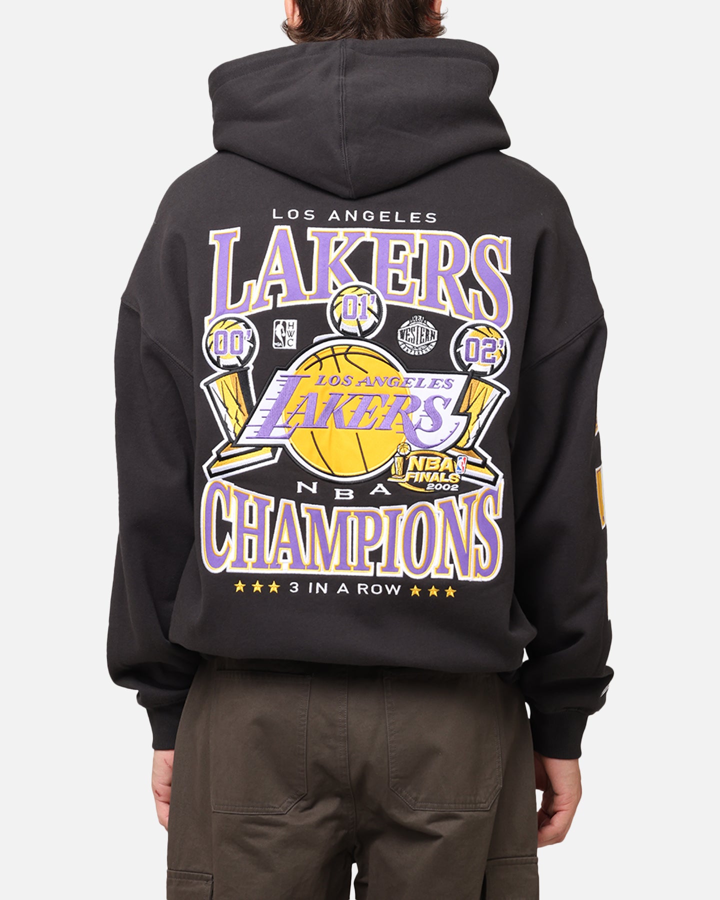 Mitchell & Ness Los Angeles Lakers Pinnacle Hoodie Faded Black、mySite、zt4zffjzw