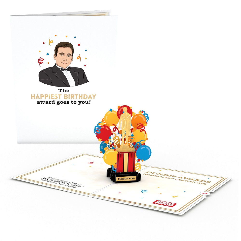 The Office Birthday Dundie Award Pop-Up Card、mySite、solidvoid