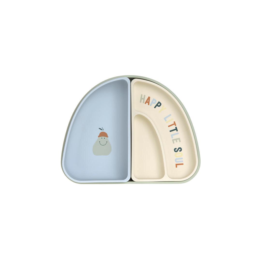  Lassig Silicone Section Dish Set - Happy Fruits - Lemon、mySite、merchandisen