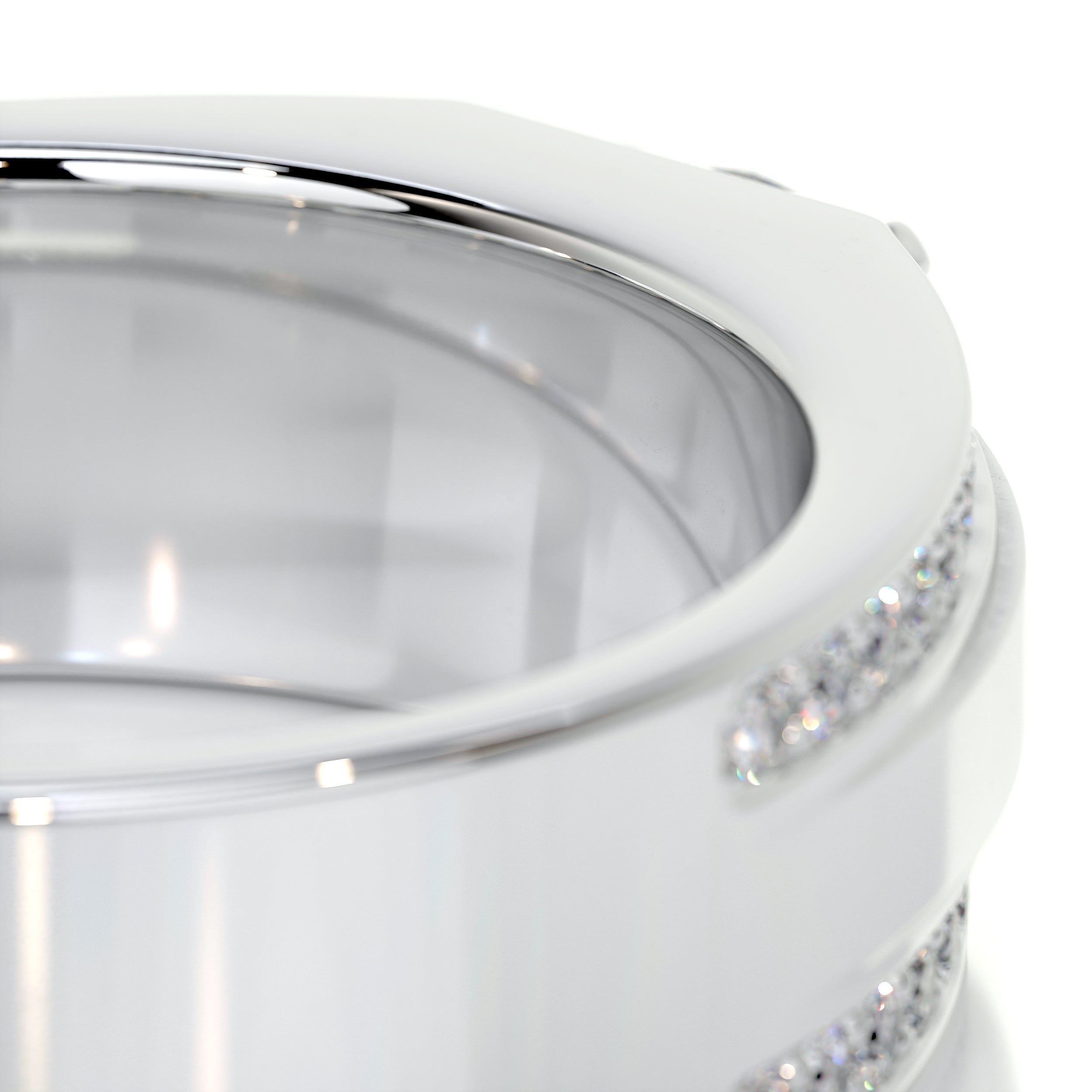 Raquel Diamond Wedding Band (1.25 Carat) -14K White Gold、mySite、hinf8tx79