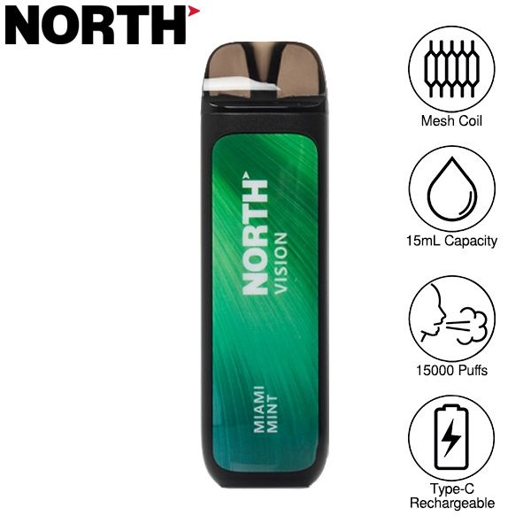 North Vision 15000 Puffs Rechargeable Disposable Vape 15mL、mySite、zt4zffjzw