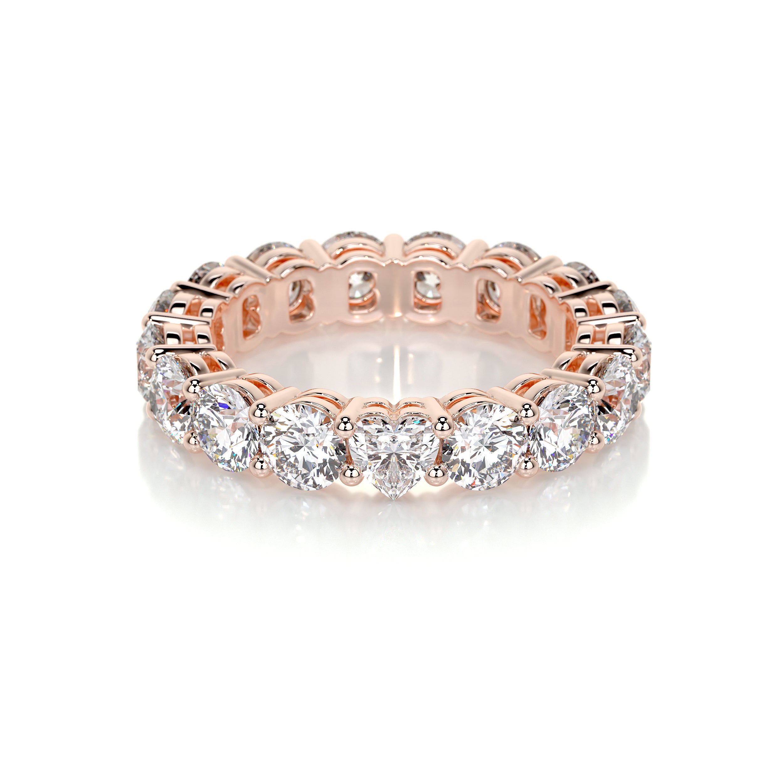 Anne Lab Grown Diamond Wedding Ring -14K Rose Gold、mySite、hinf8tx79