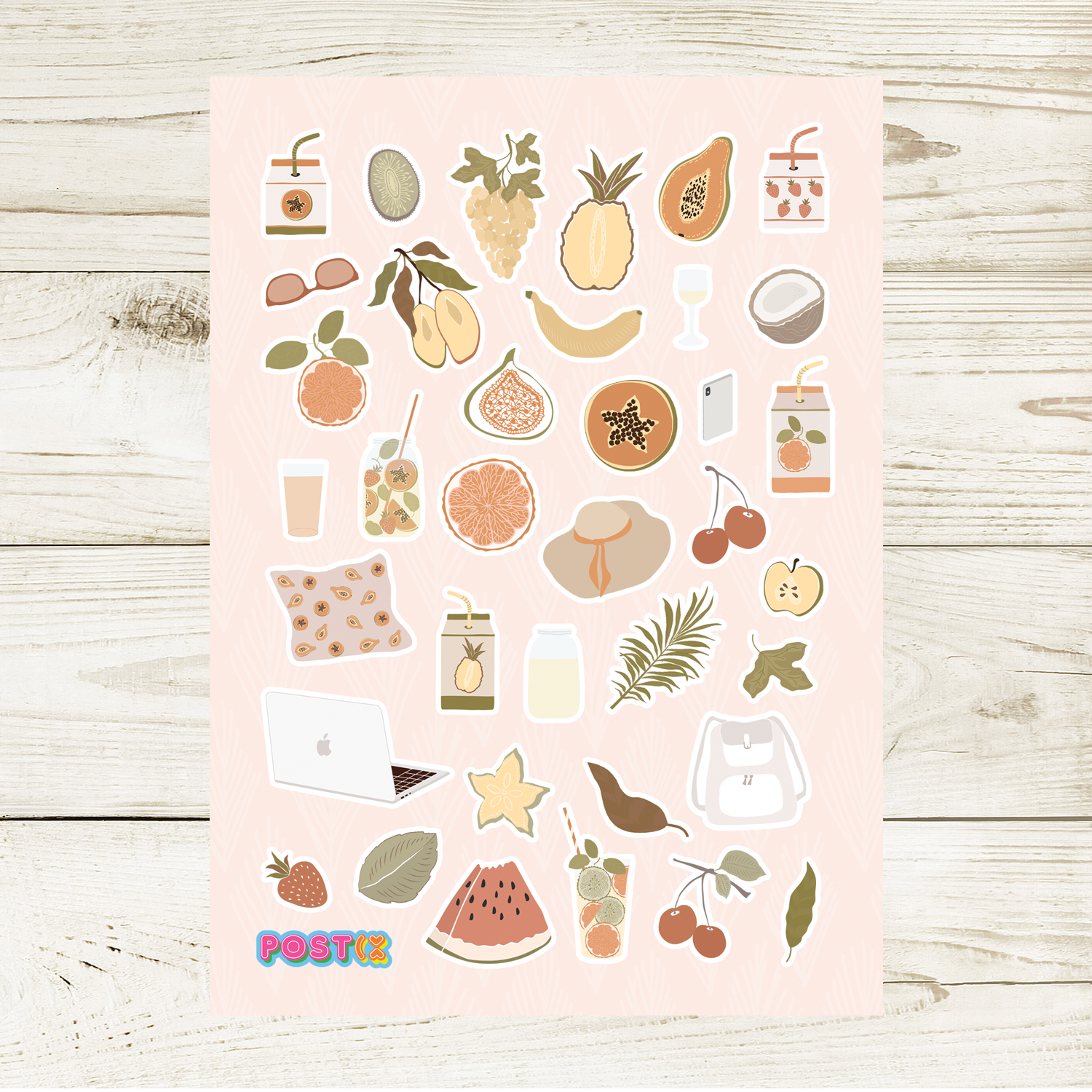  By the Beach Sticker Sheet、mySite、ghnorth