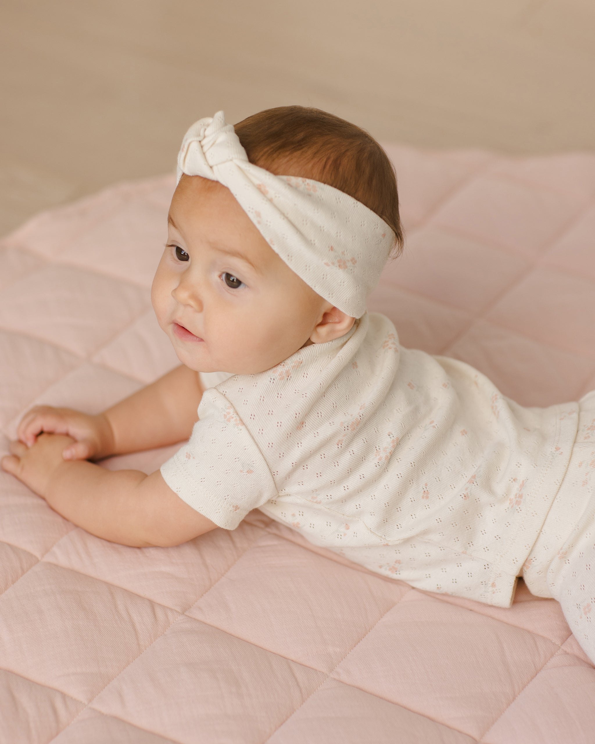  Pointelle Knotted Headband || Pink Ditsy、mySite、layawaytickets