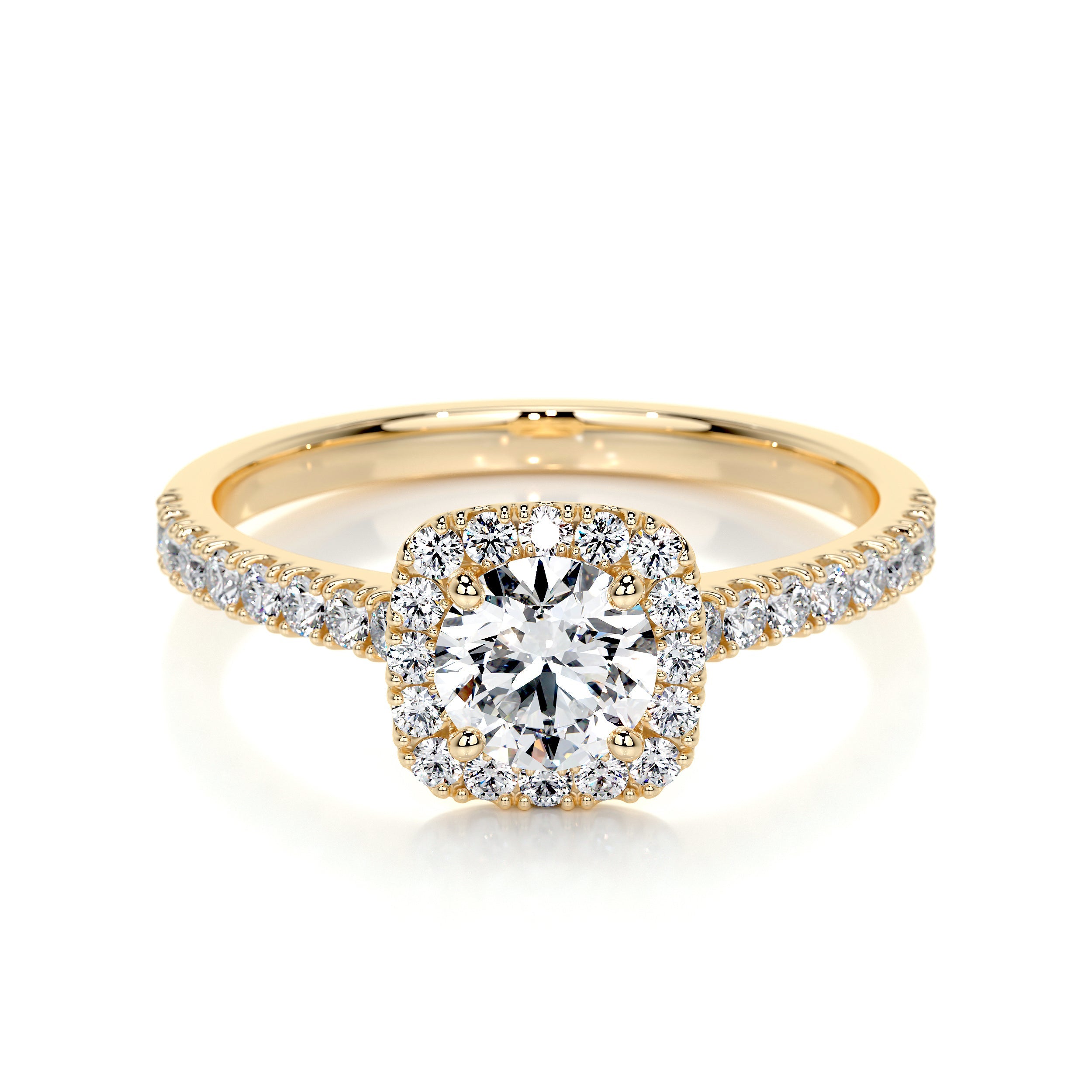 Claudia Lab Grown Diamond Ring -18K Yellow Gold、mySite、hinf8tx79
