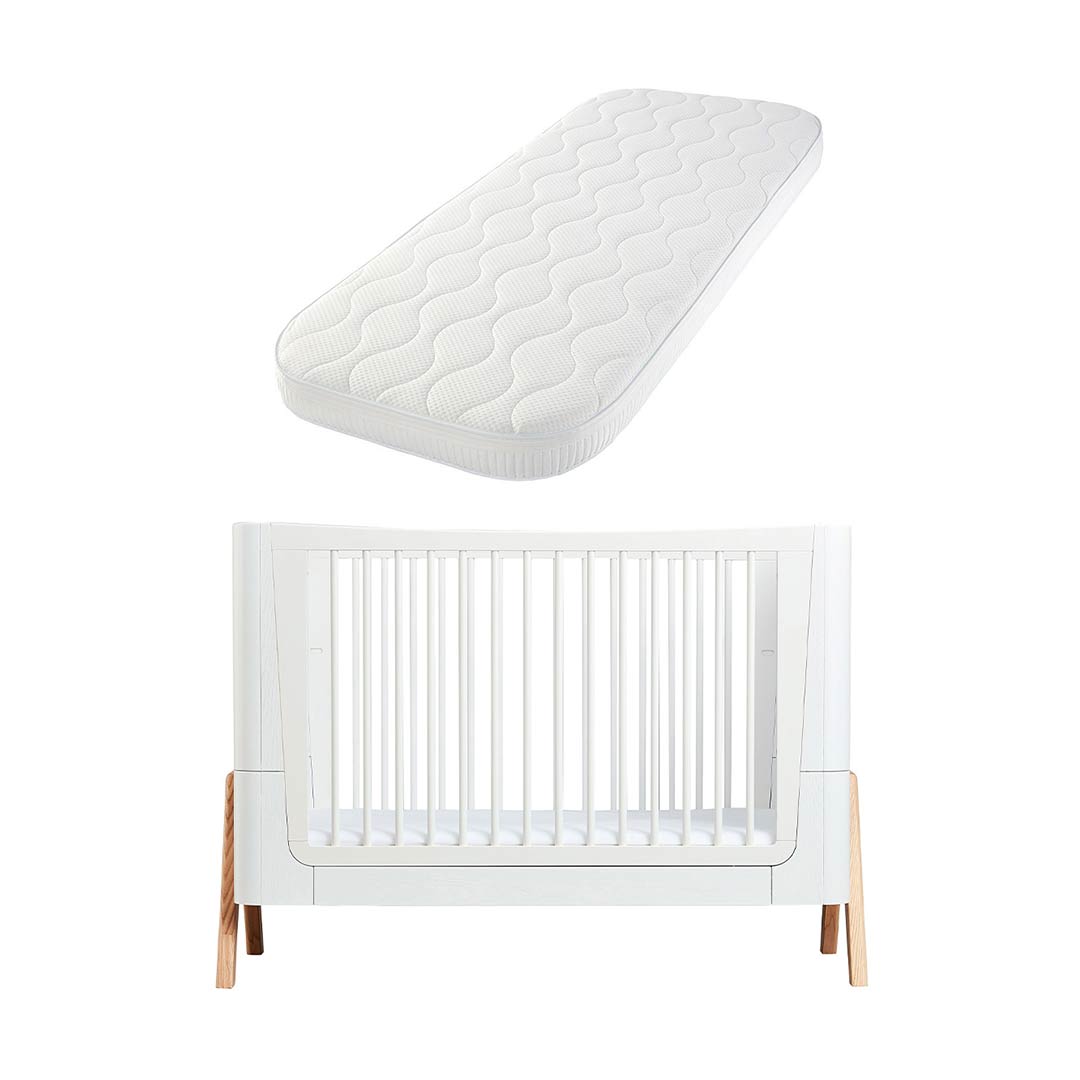  Gaia Hera Complete Sleep Cot Bed - Scandi-White + Natural、mySite、merchandisen