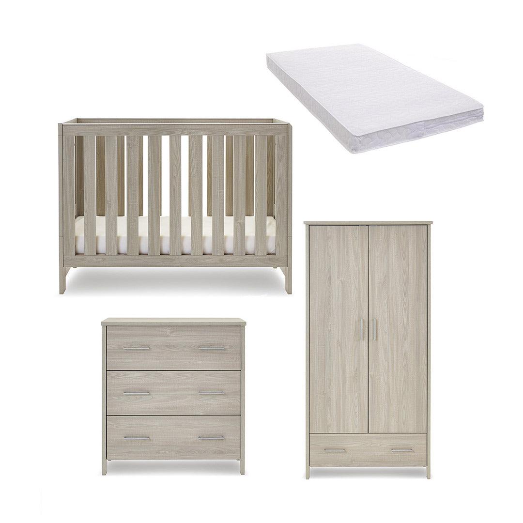  Obaby Nika Mini 3 Piece Room Set - Grey Wash、mySite、merchandisen