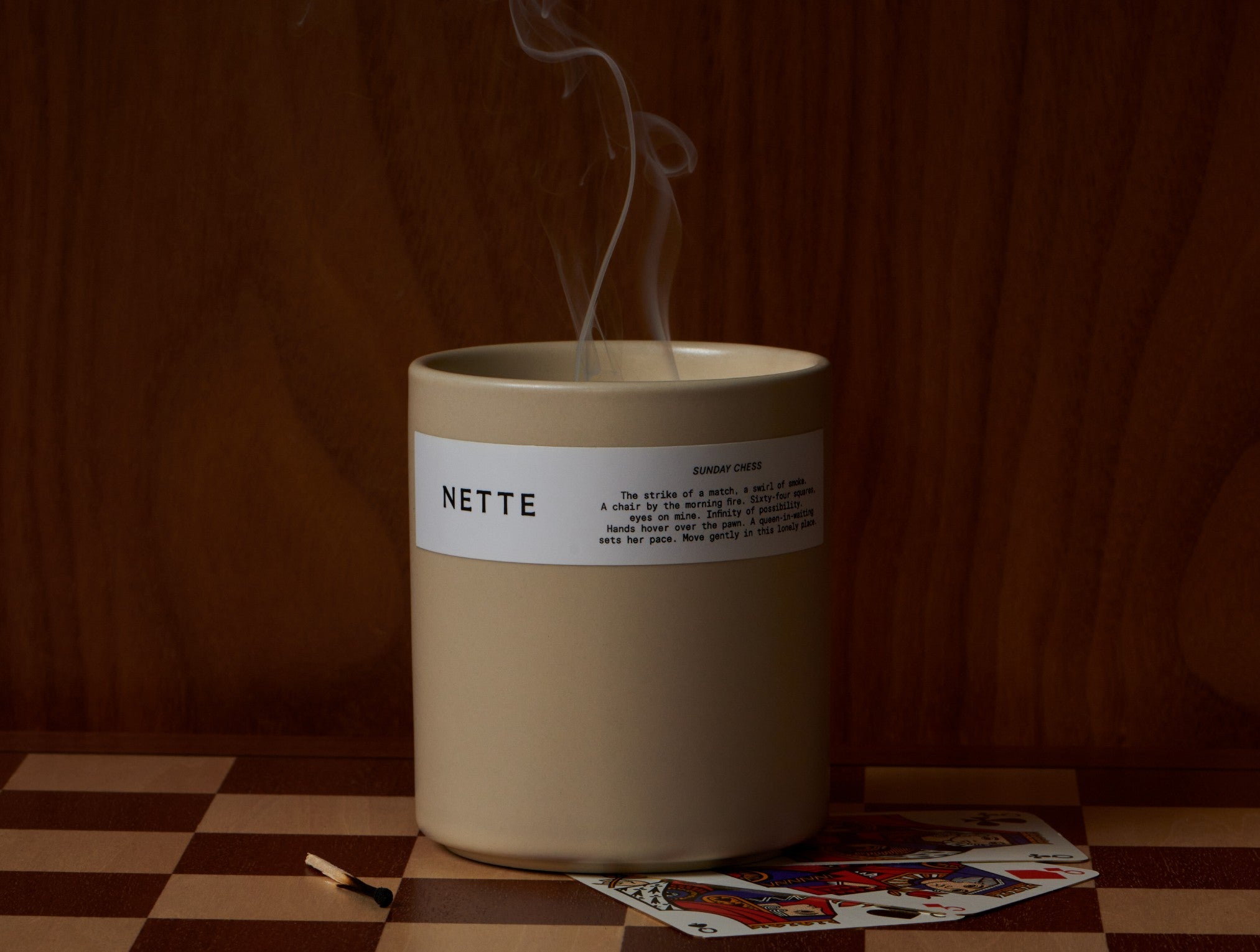  Nette Sunday Chess Ceramic Candle 11 oz.、mySite、sugarbowlscore