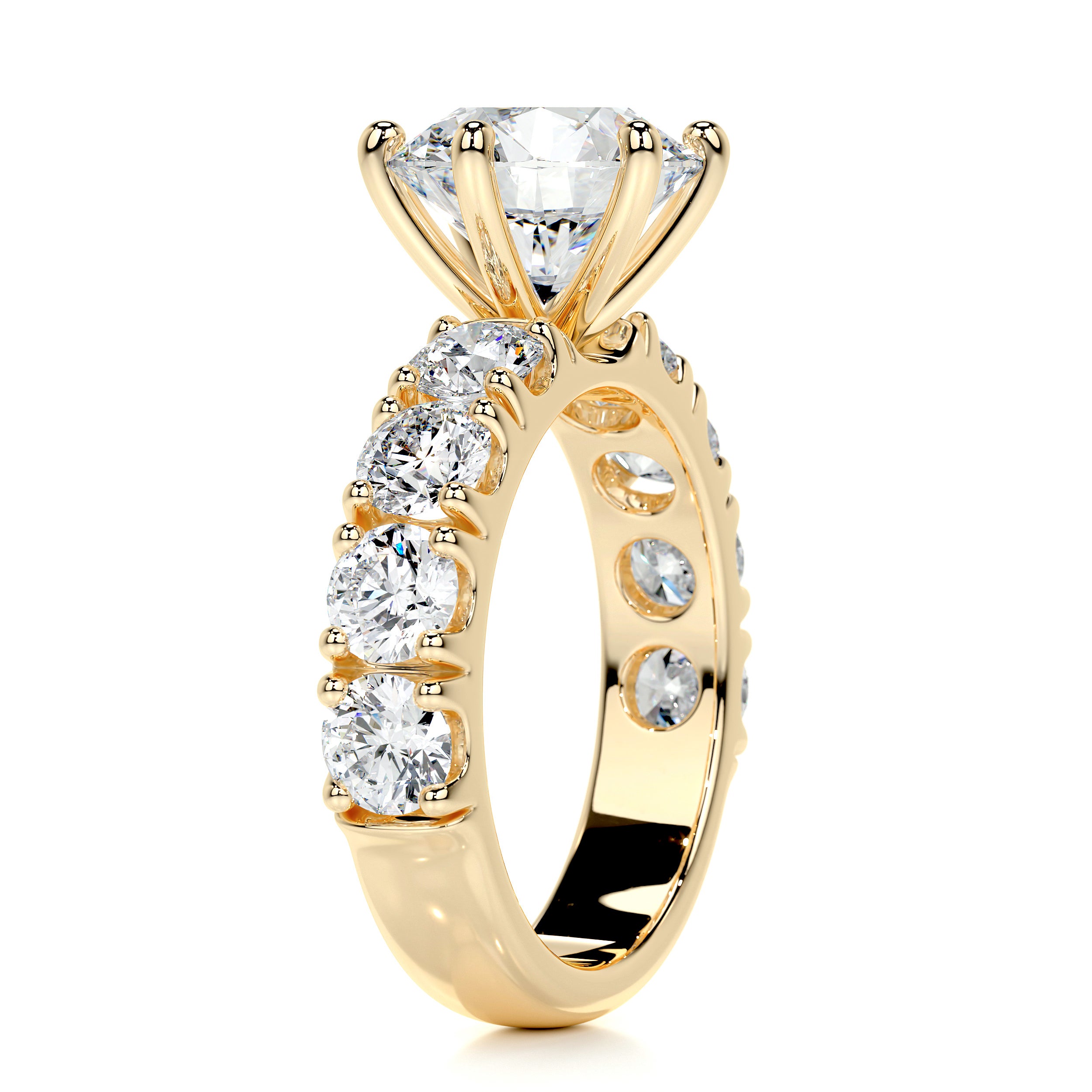 Molly Diamond Engagement Ring -18K Yellow Gold、mySite、hinf8tx79