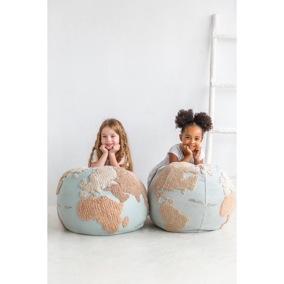World Map Pouffe、mySite、gigharbornorthrealestate