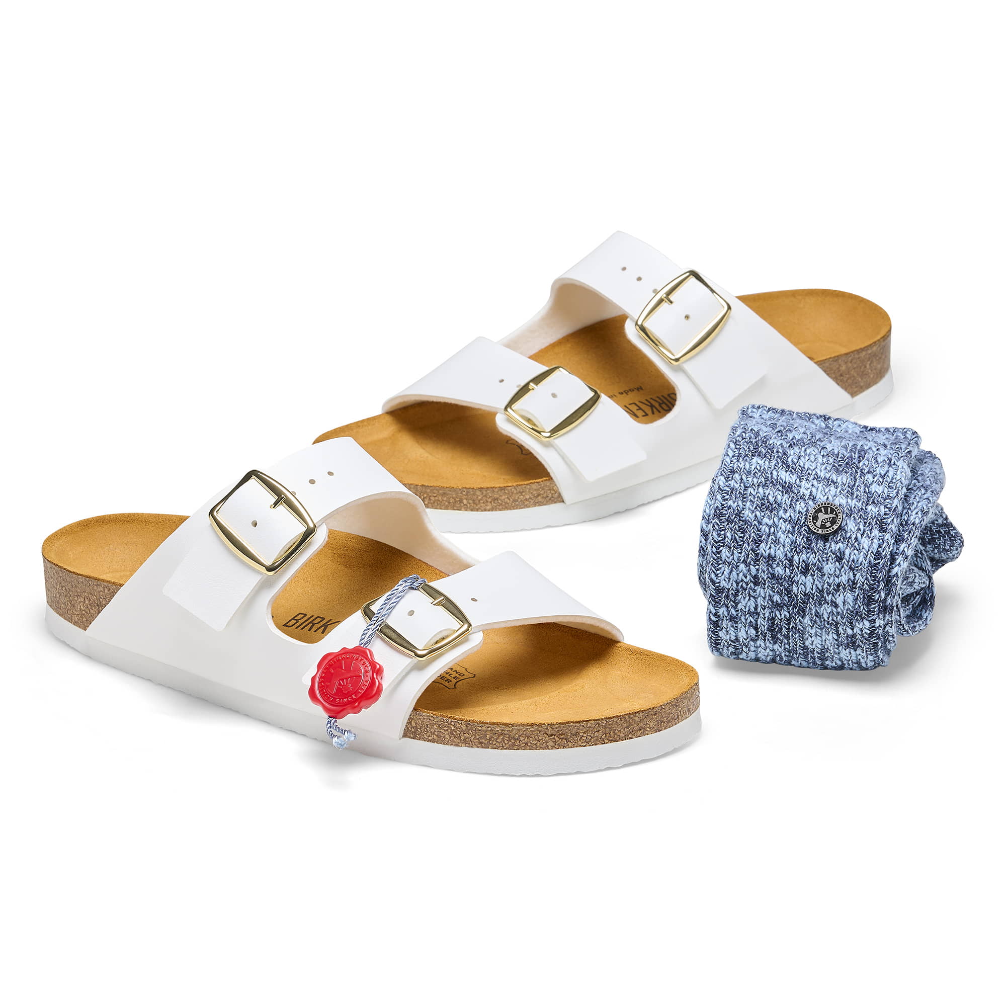 Arizona 1973 Birko-Flor White + Socke、mySite、gtrtttuynbv