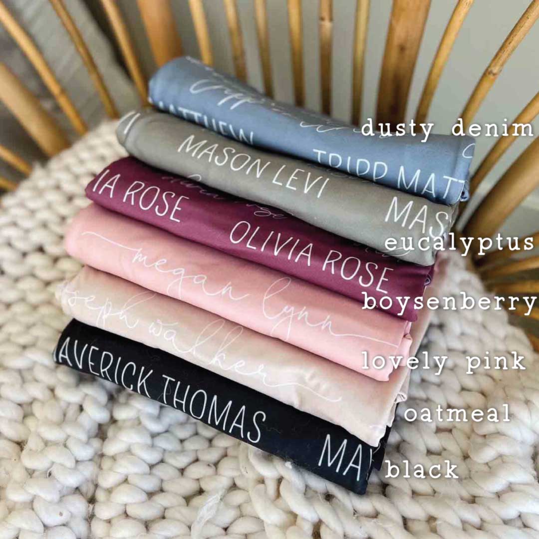  Personalized Baby Name Swaddle Blanket | Waffle Color Palette、mySite、layawaytickets