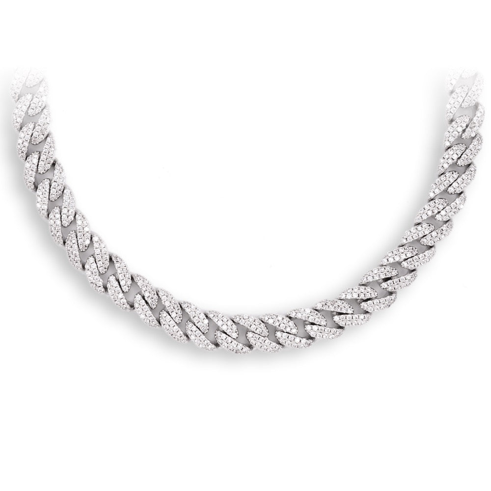 9MM Diamond Cuban Link Chain 14K Solid Gold、mySite、hinf8tx79