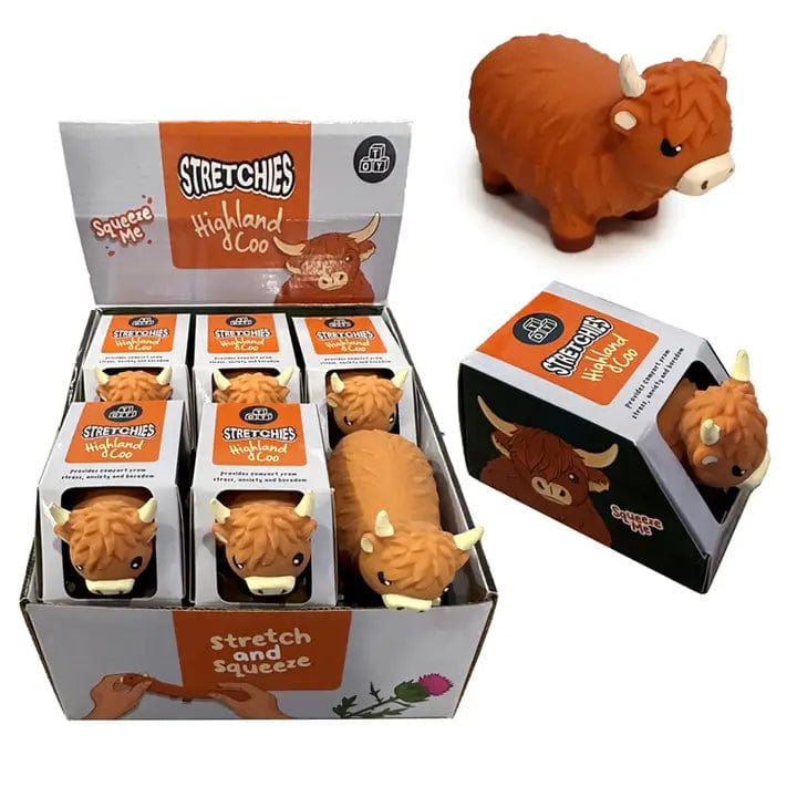Stretchy Highland Cow Toy、mySite、g9winljtr