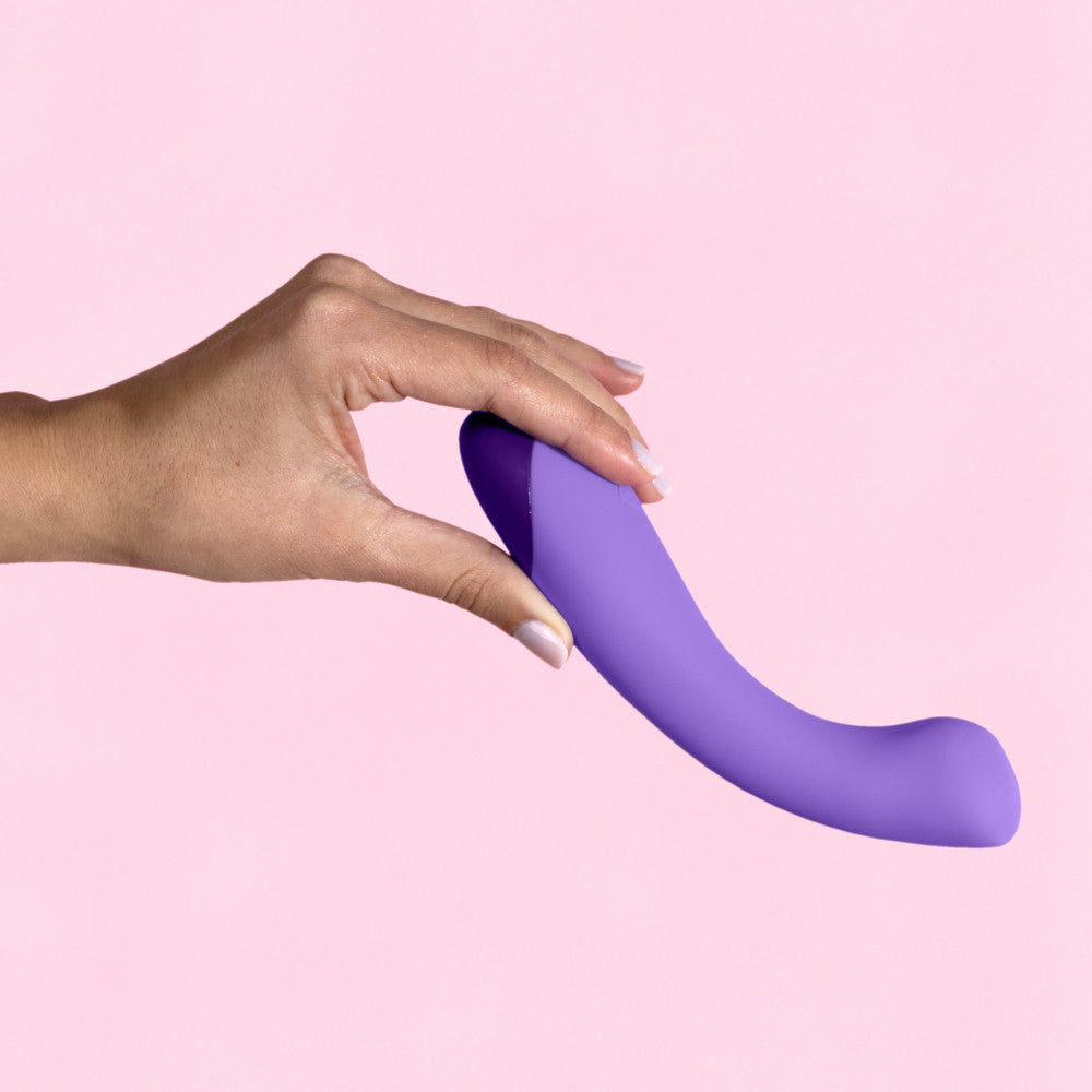 Wellness By Blush™ | G Ball G-Spot Purple UltraSilk® Vibrator - Made with Puria™ Silicone、mySite、bottomscart