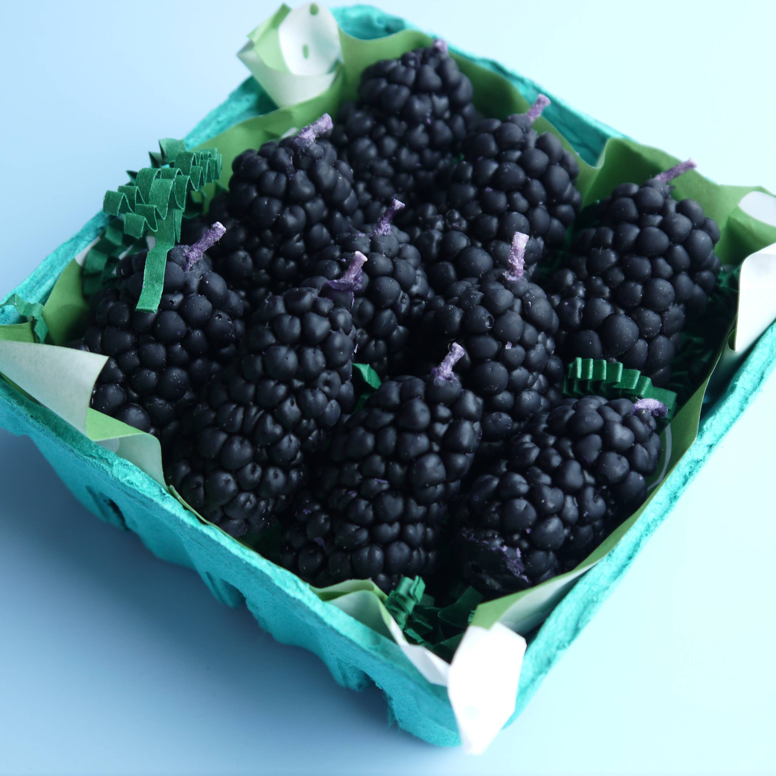 Happy Organics - Beeswax Blackberry Birthday Candles: 5、mySite、garagedoors4me