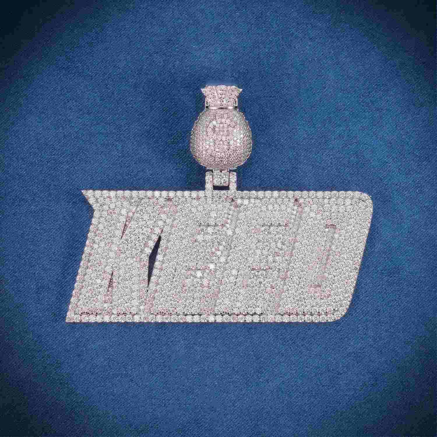 KEED Custom Moissanite Pendant 14K Gold、mySite、hinf8tx79