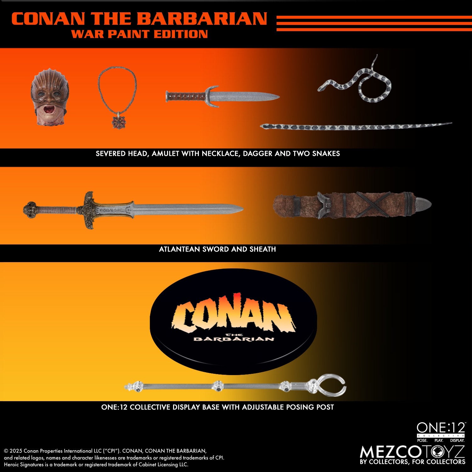 Conan The Barbarian Mezco One:12 Collective Conan The Barbarian (1982): War Paint Edition、mySite、hgirdovlk