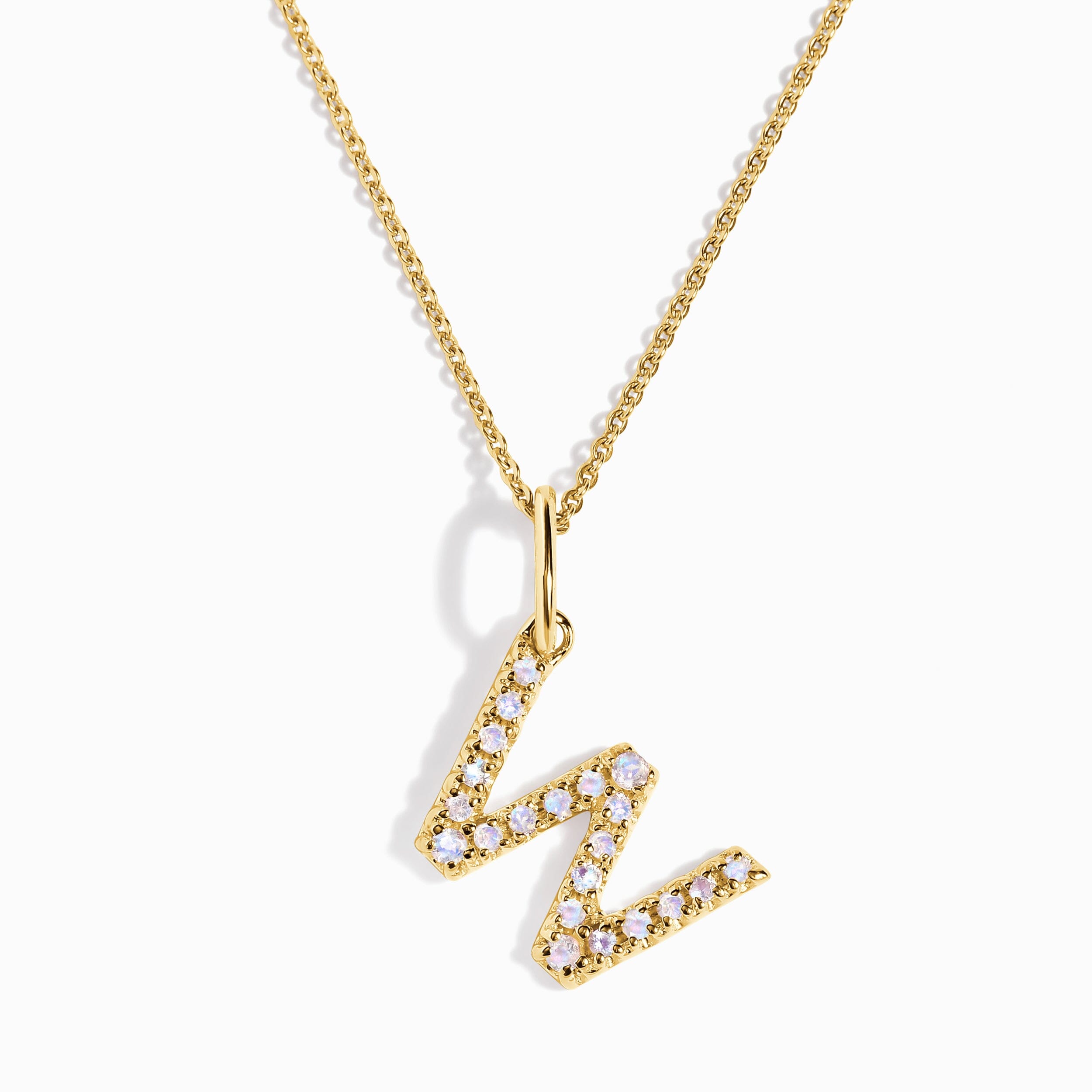 Moonstone Necklace - Alphabet、mySite、hinf8tx79