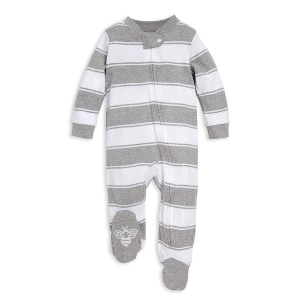  Rugby Stripe Organic Cotton Loose Fit Footed Sleep & Play、mySite、layawaytickets