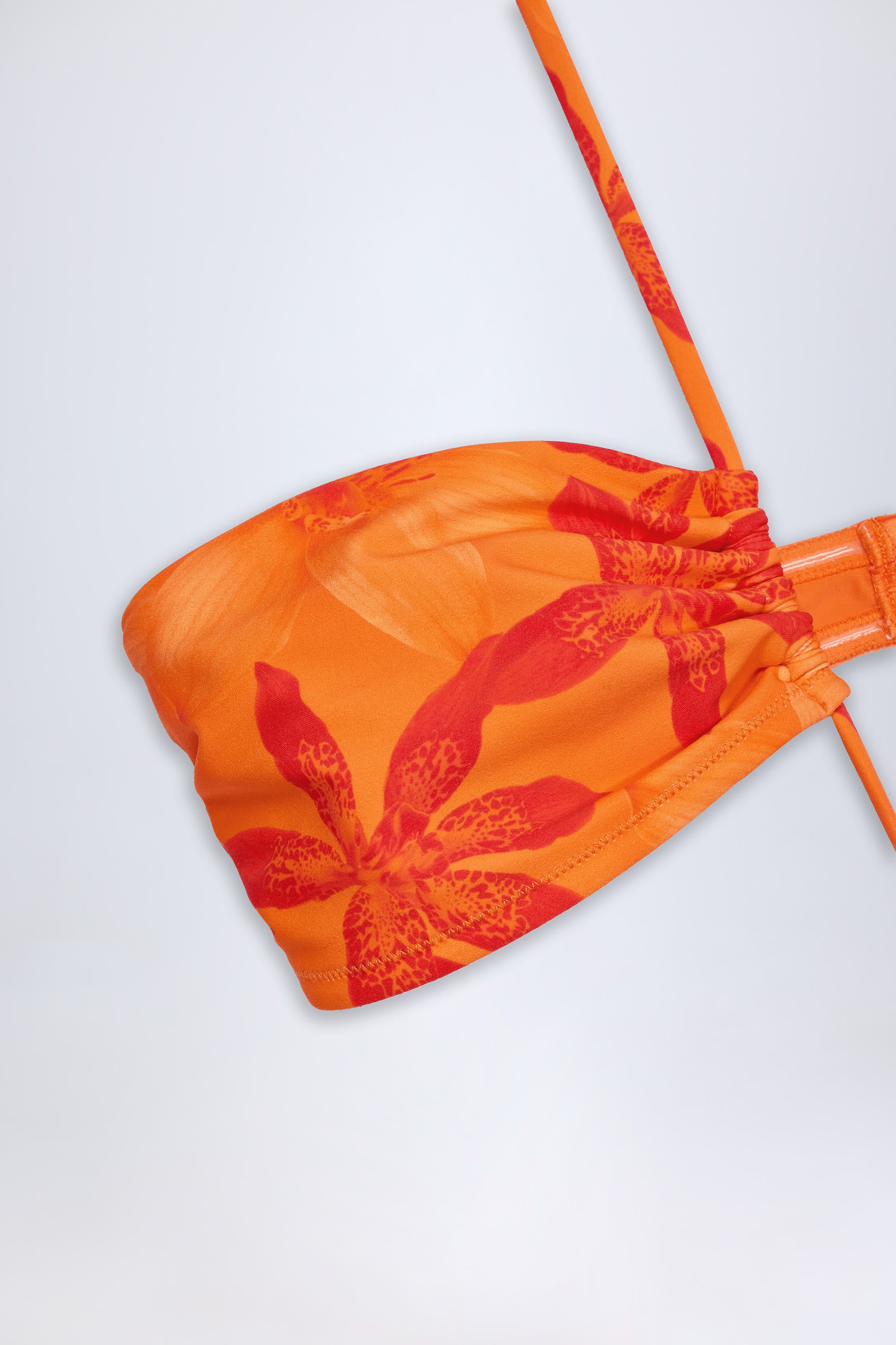  Cut-Out Halterneck Swimsuit in Orange Orchid Print、mySite、sugarbowlscore