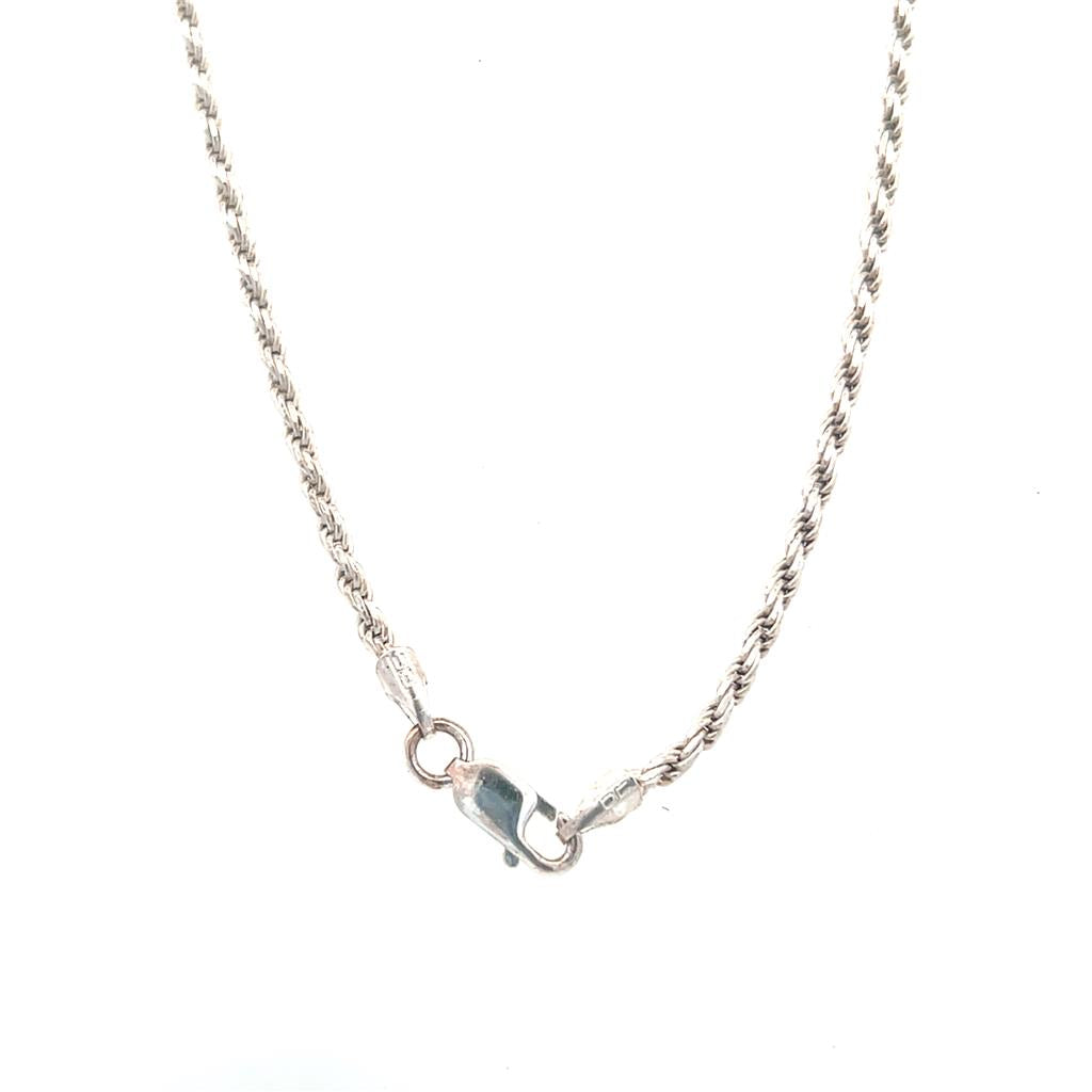 Estate Sterling Silver 4.86ctw Marquise Blue Topaz & Synthetic Ruby Necklace、mySite、botmansion