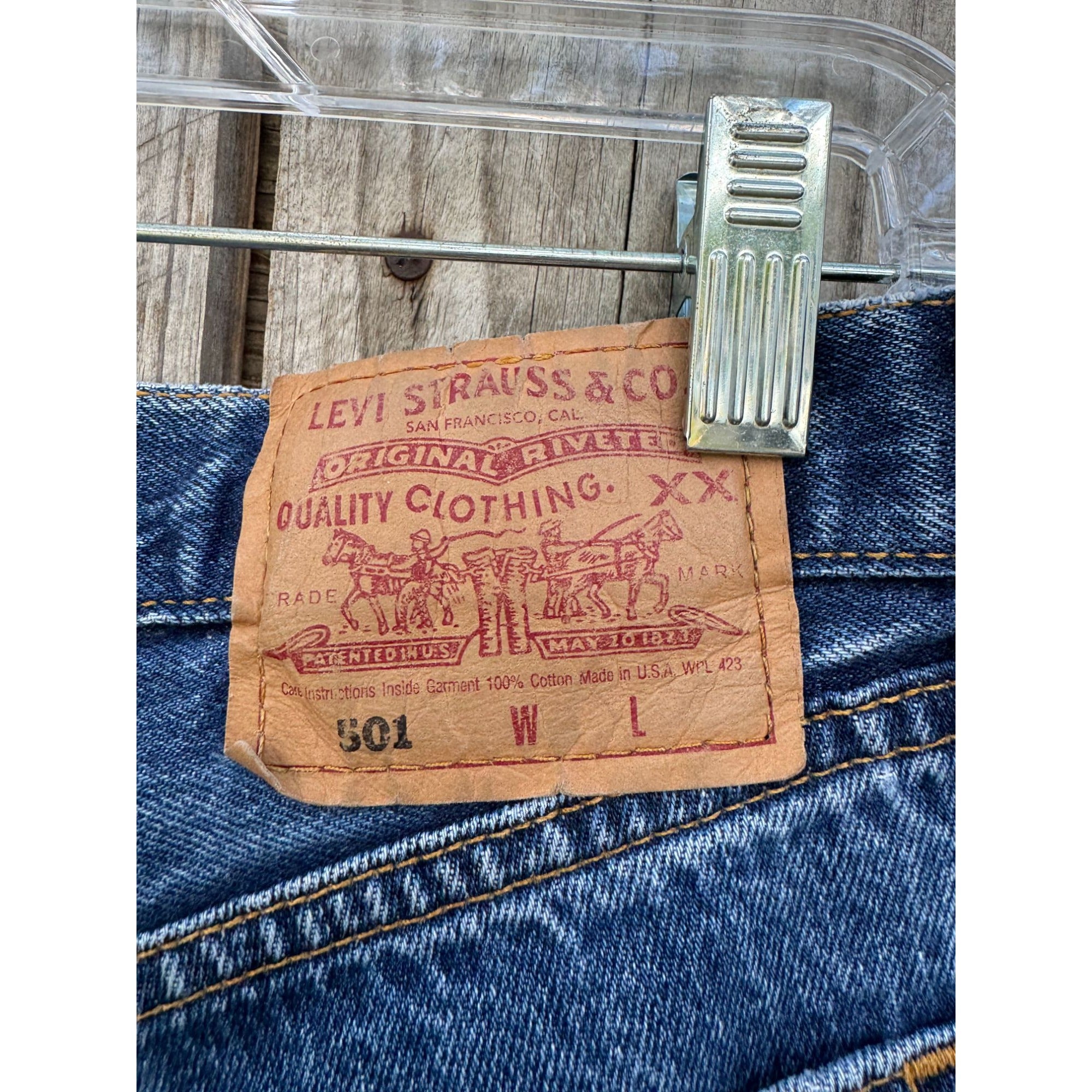 01' Levi's 501 Dark Wash Cut Off Raw Hem Denim Jean Shorts Size 30、mySite、garagedoors4me