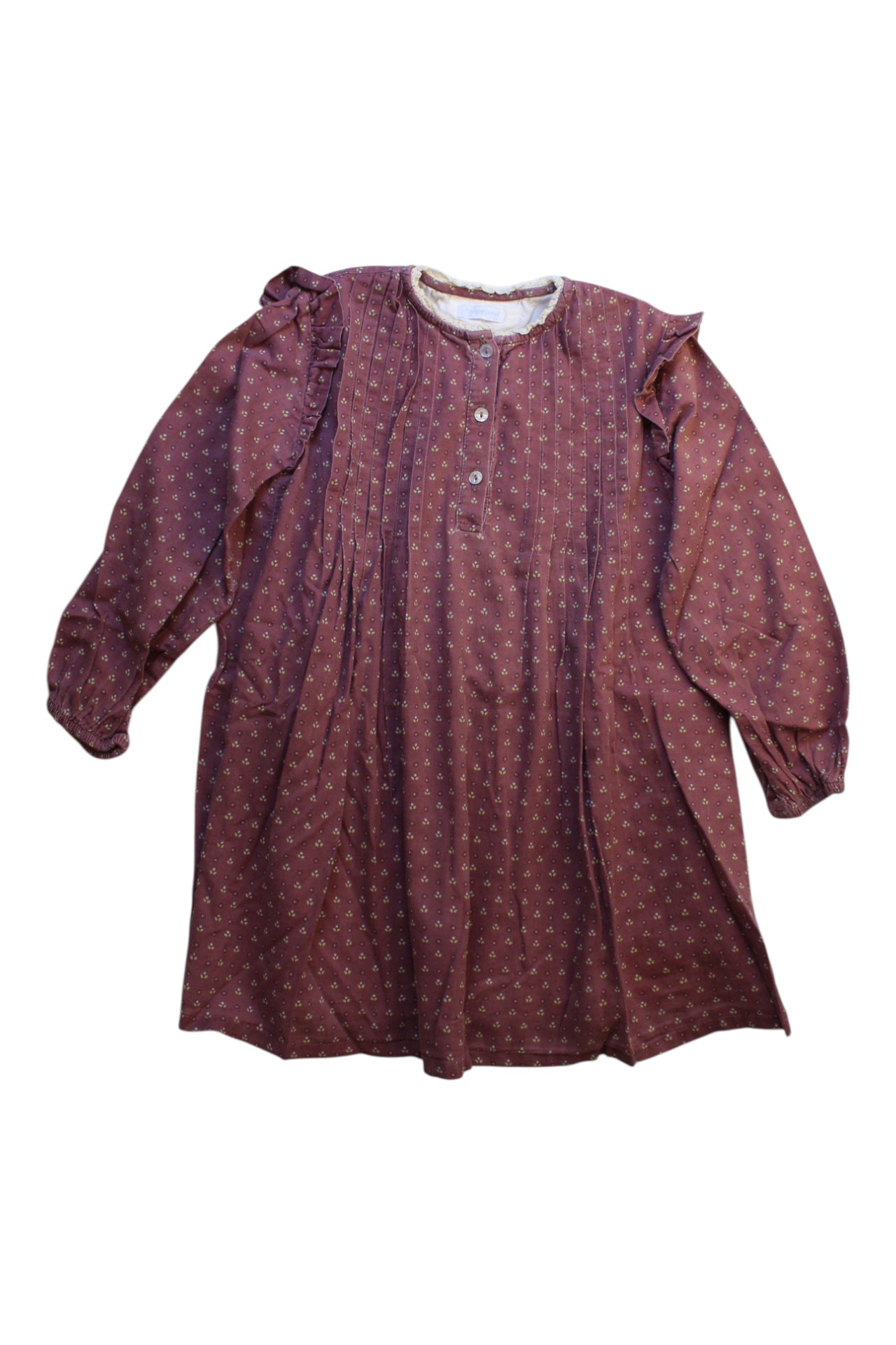 Laranjinha Ruffle Long Sleeve Dress Size 5T、mySite、g9winljtr