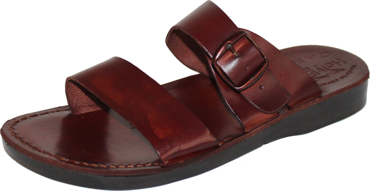 Holy Land Market Men/Women Biblical Jesus Leather Sandals/Slides From Jerusalem (Andrew Style II)、mySite、topwebapps