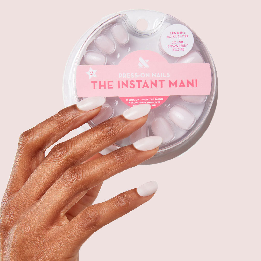 Strawberry Scone - Press-On | XS | Round、mySite、solidvoid