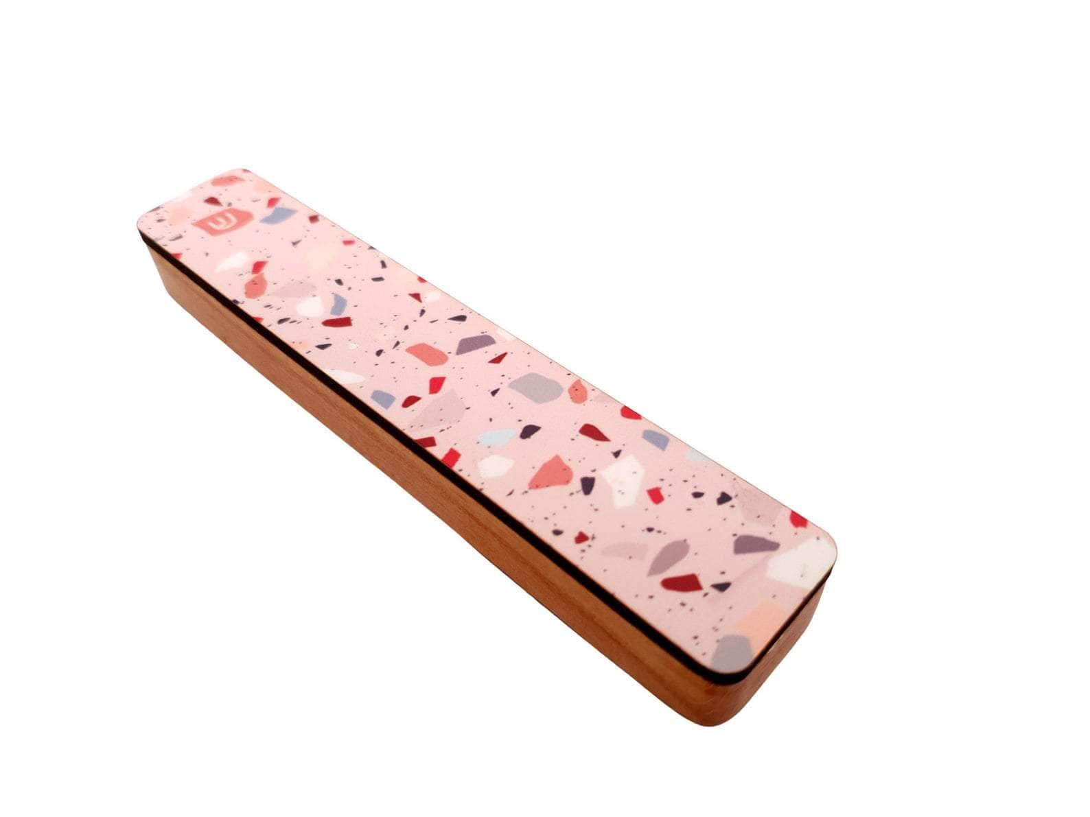 Terrazzo Geometric Mezuzah by Gala Studio - White, Gray or Pink、mySite、topwebapps