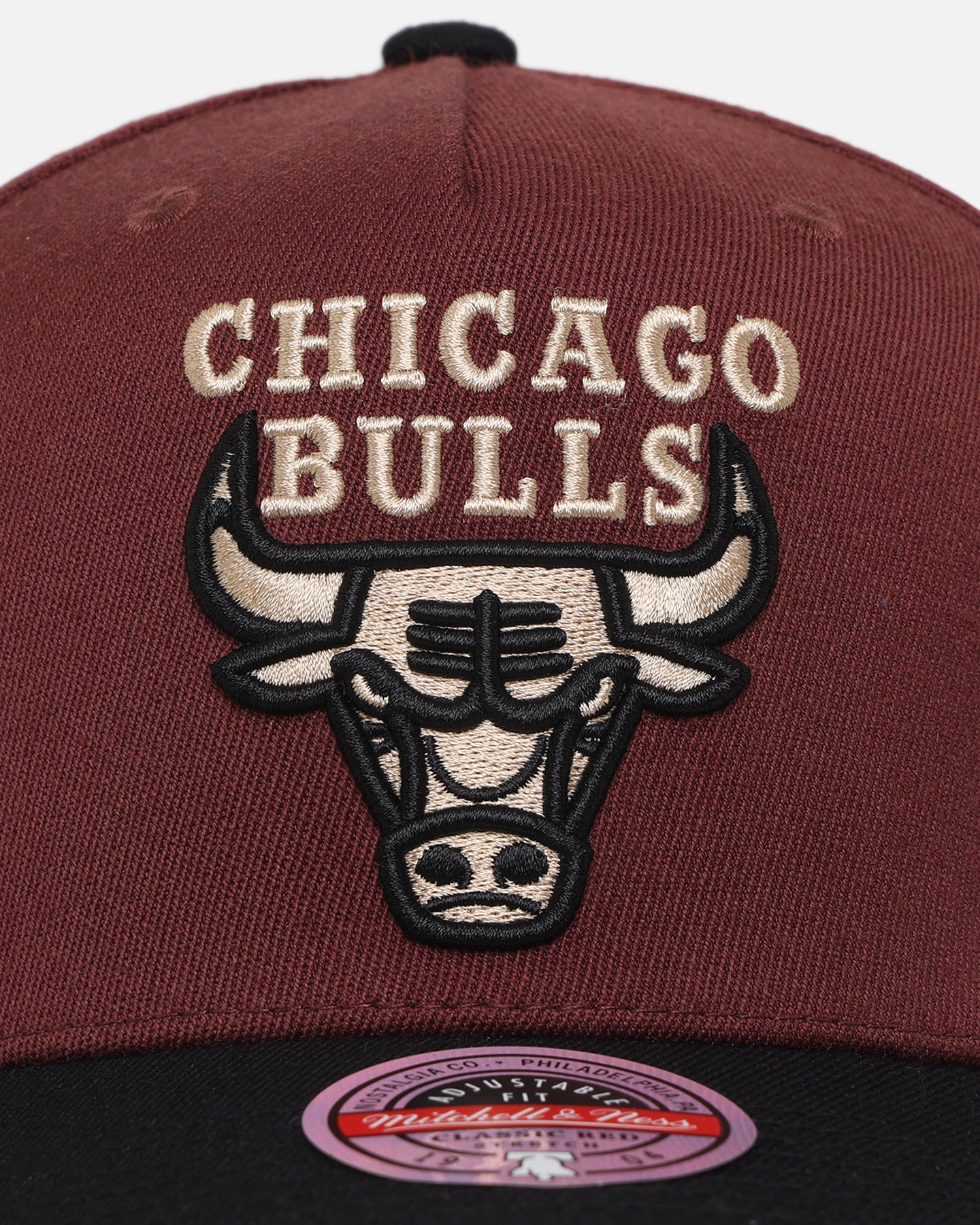 Mitchell & Ness Chicago Bulls 'Vintage Burgundy' MVP Snapback Burgundy、mySite、zt4zffjzw