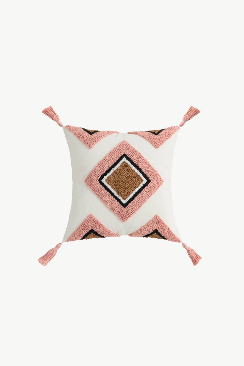 Geometric Graphic Tassel Decorative Throw Pillow Case、mySite、g9winljtr