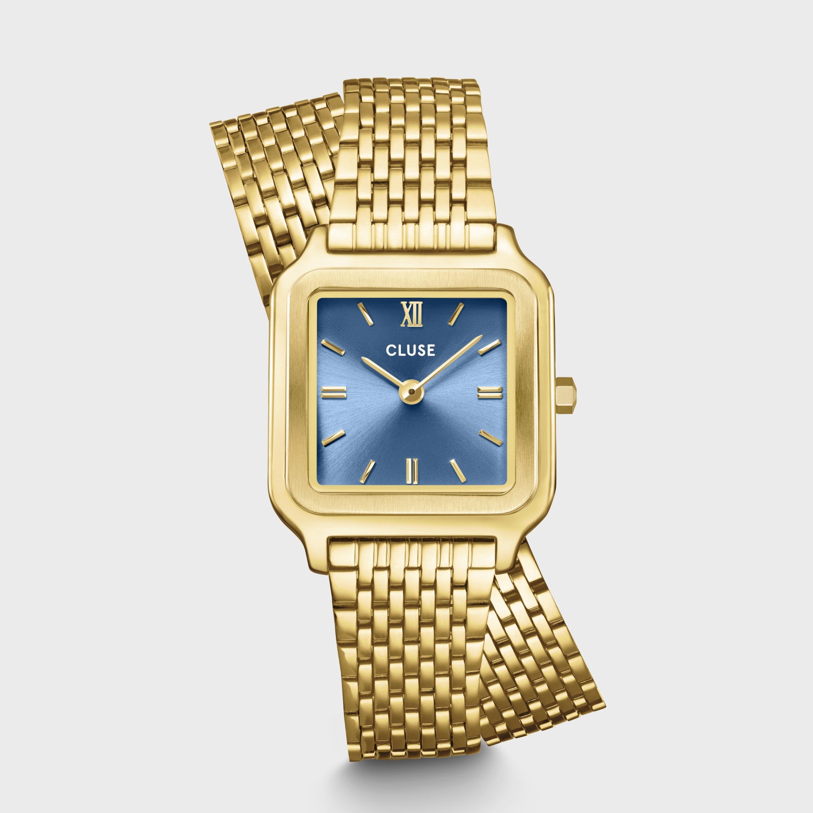 Gracieuse Petite Watch Double Steel, Kyanite Blue, Gold Colour、mySite、botmansion
