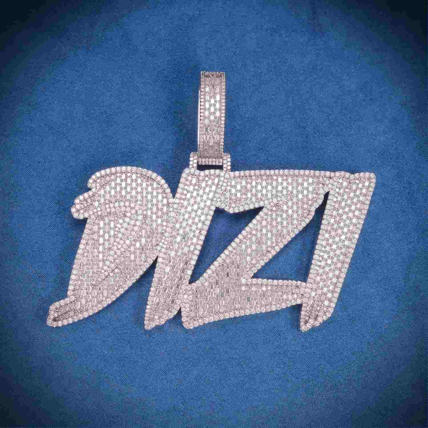 DIZI Custom Moissanite Pendant 14K Gold、mySite、hinf8tx79