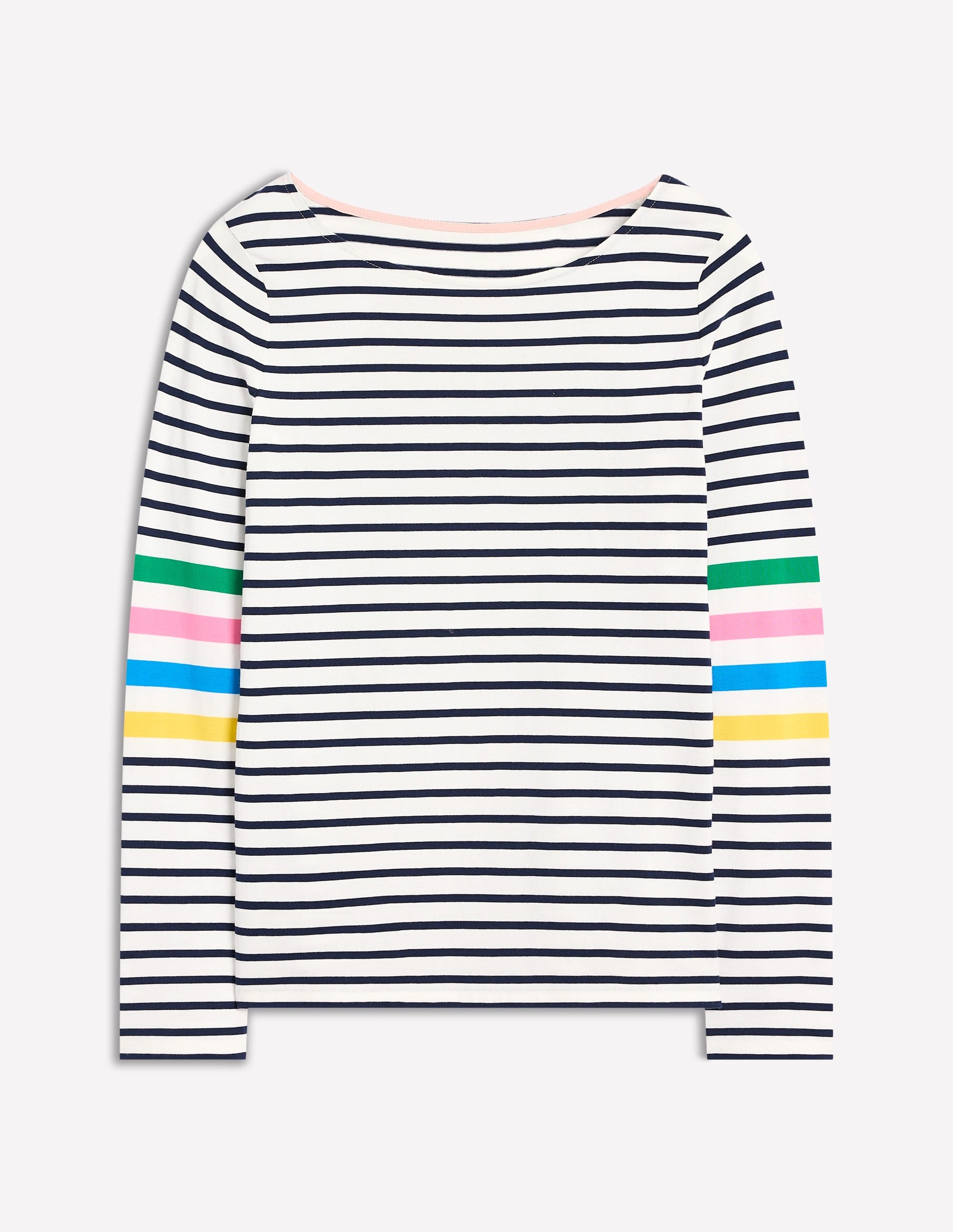  Ella Long Sleeve Breton-Ivory Multi Arm Placement、mySite、ashleygrahame